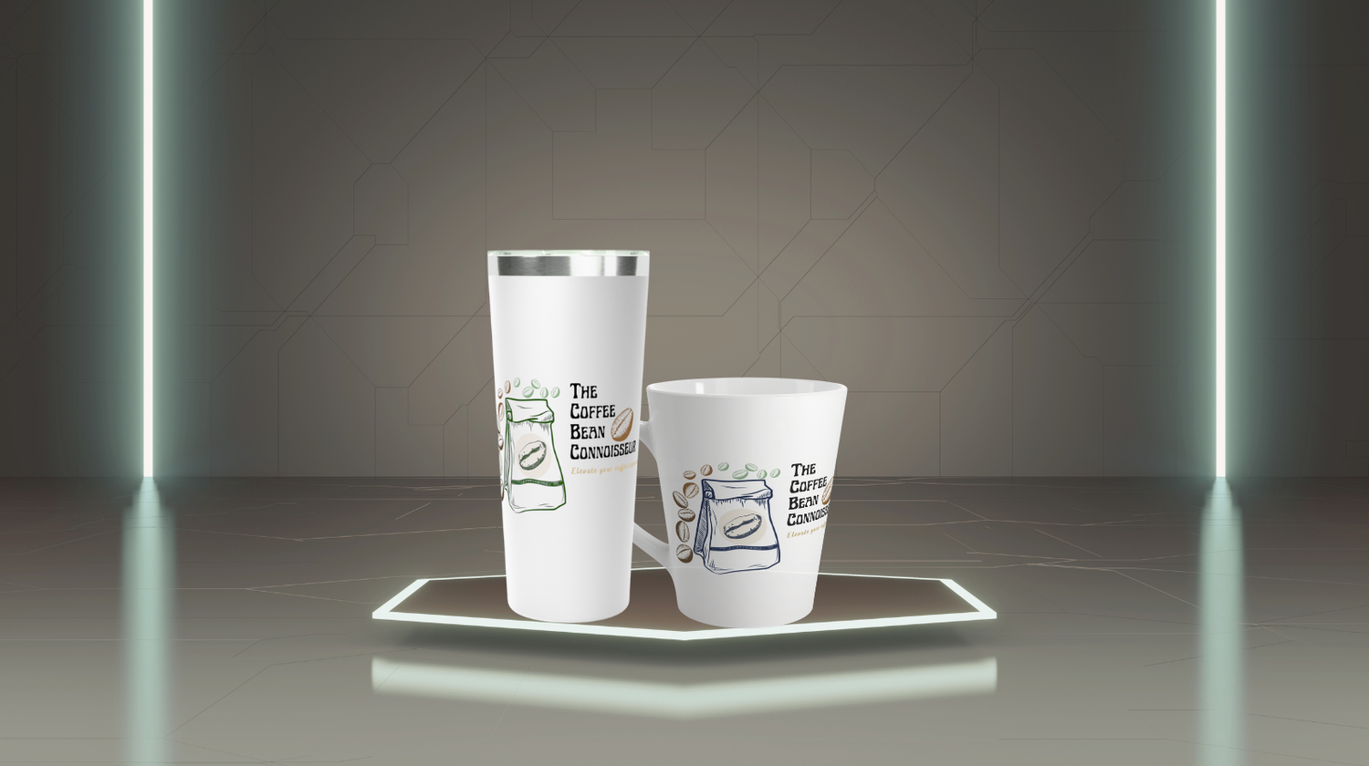 Coffee mugs and drinkware collection designed for specialty coffee experiences