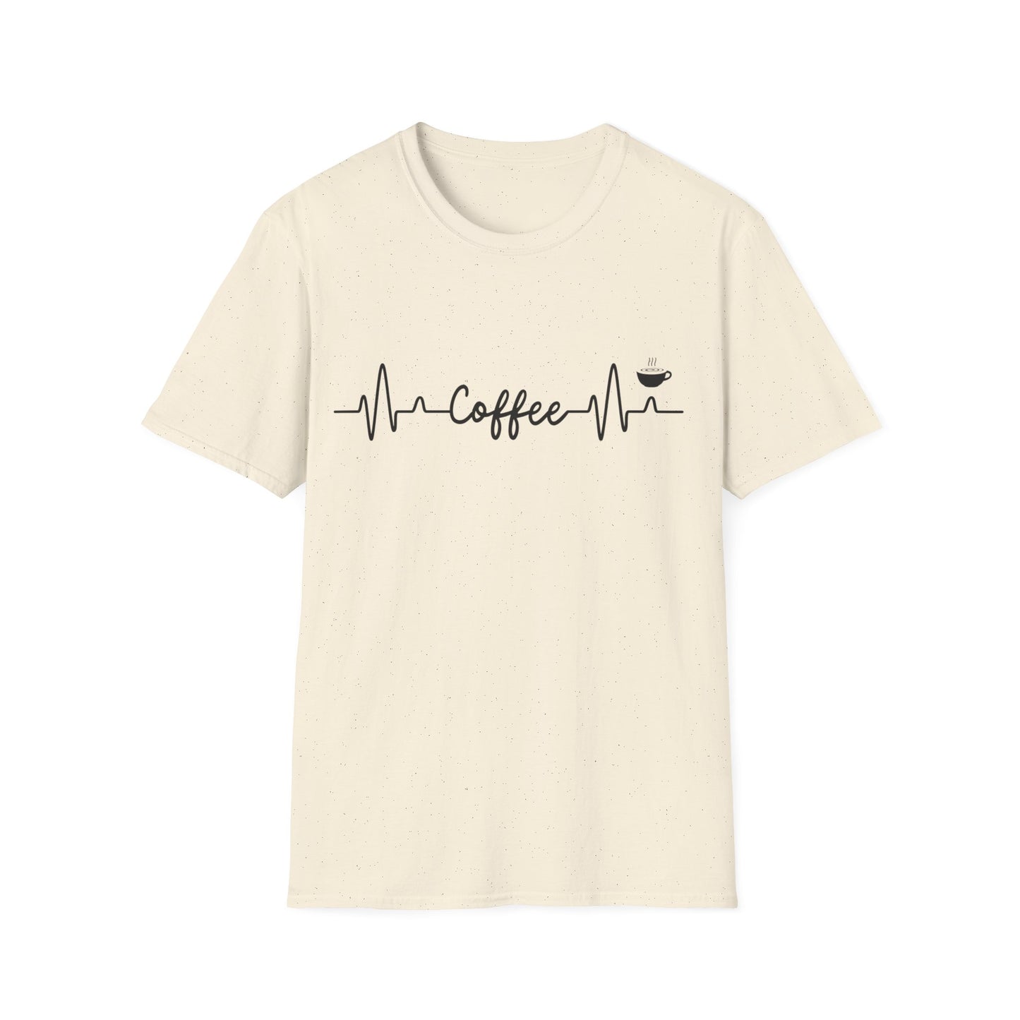 Coffee Heartbeat Softstyle Summer T-Shirt