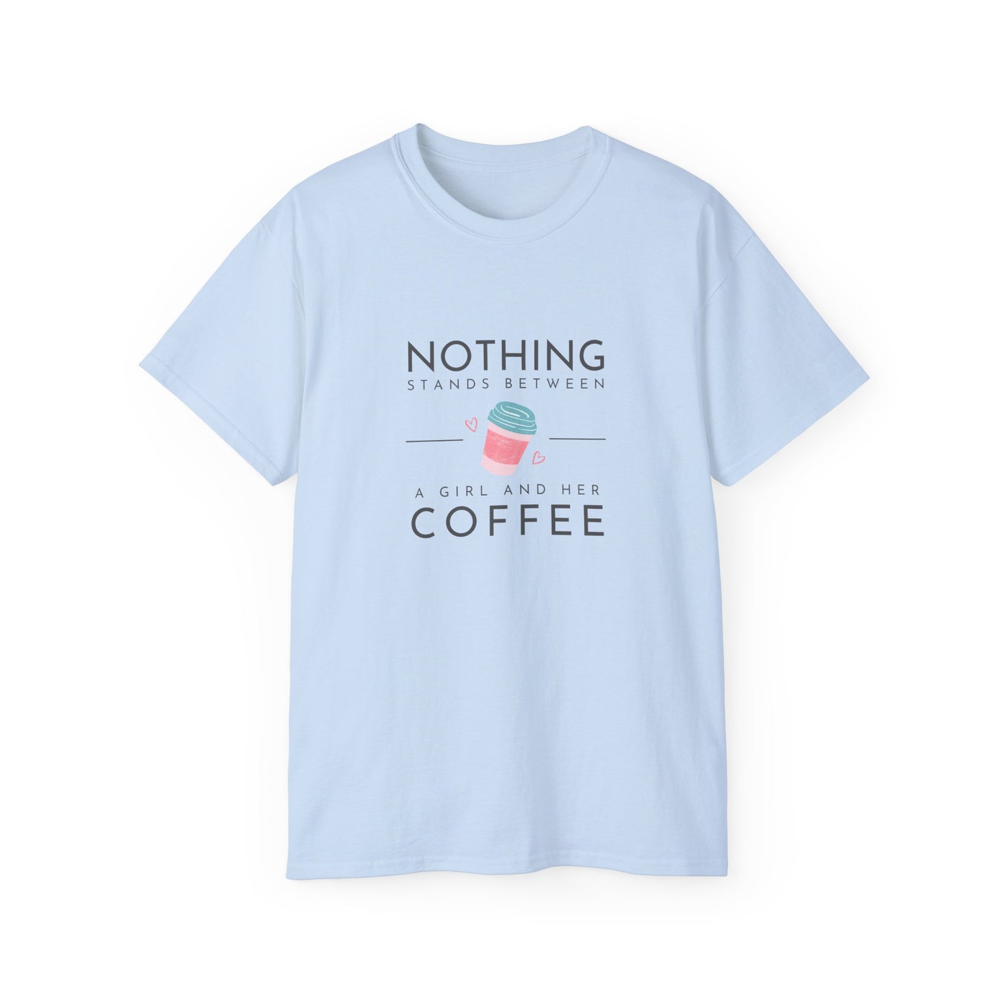 A Girl and Her Coffee Ultra Cotton T-shirts Women