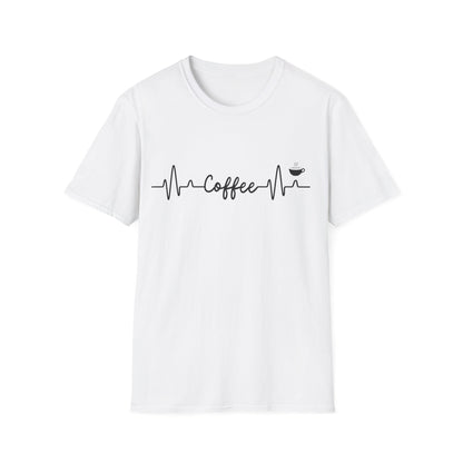 Coffee Heartbeat Softstyle Summer T-Shirt