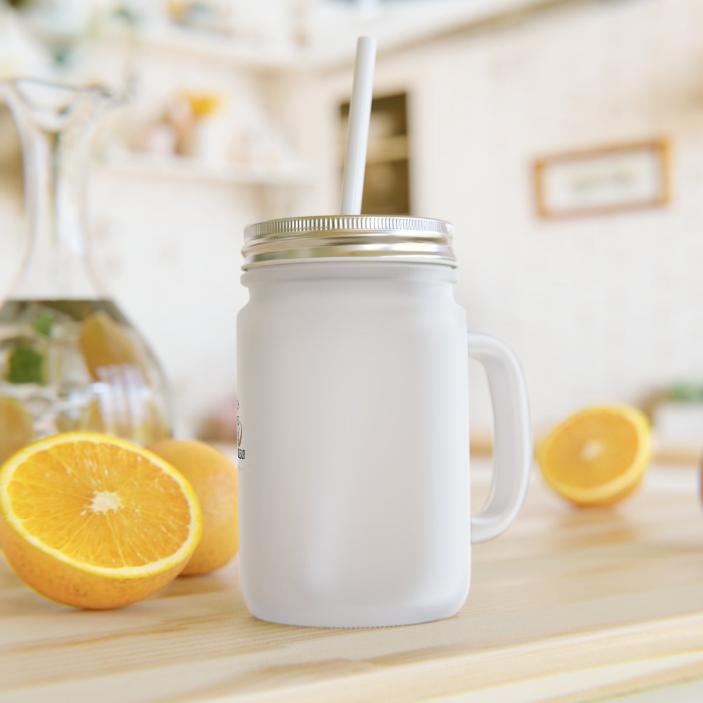 The CBC Mason Drink Jar with Straw