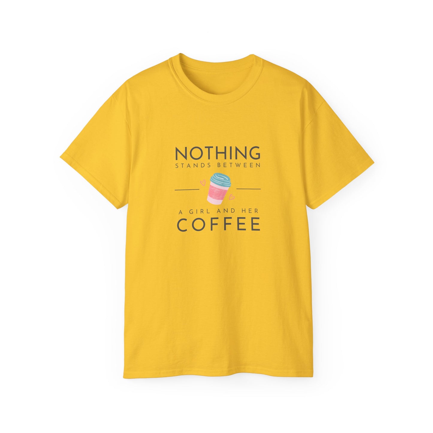 A Girl and Her Coffee Ultra Cotton T-shirts Women